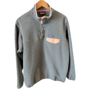 VTG Patagonia Synchilla Fleece Snap-T Pullover Sweatshirt Men's Large